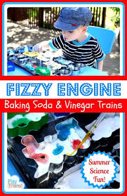Fizzy Engine Baking Soda And Vinegar Trains Train Activities Science Activities For Kids Science For Kids