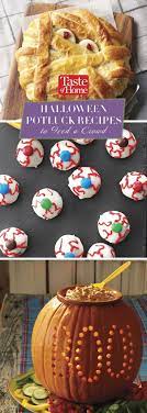 72 Spooky Good Halloween Potluck Recipes To Feed A Crowd Halloween Potluck Recipes Potluck Recipes Halloween Potluck