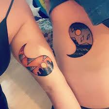Brother And Sister Yin Yang Tattoo Idea Sibling Tattoos Brother Sister Tattoo Brother Tattoos