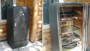 Turn An Old Fridge Into A Smoker Old Refrigerator Smoker Homemade Smoker