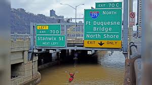 All of our plumbers actually face. Larry Gioia Kayaks Through The Flooded Bathtub Youtube