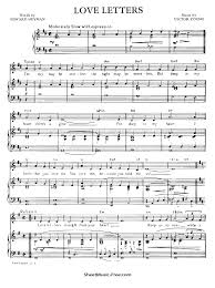 Free speechless piano sheet music pdf. Love Letters Sheet Music Nat King Cole Sheetmusic Free Com