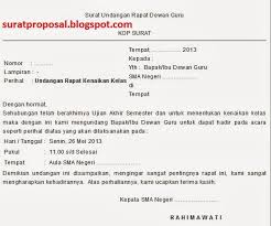 Contoh surat udangan acara reuni sekolah. Format Surat Undangan Rapat Sekolah Guru Paud