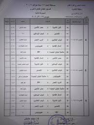 وكشف الاتحاد المصري لكرة القدم عن موعد الجولات من 22 إلى 34 المباراة الختامية. Ø¬Ø¯Ø§ÙˆÙ„ Ù…Ø¨Ø§Ø±ÙŠØ§Øª Ù…ÙˆØ§Ù„ÙŠØ¯ 2002 Ù„Ù„Ù…Ø±Ø­Ù„Ø© Ø§Ù„Ø§ÙˆÙ„Ù‰ Ù„Ù„ØµØ¹ÙˆØ¯ Ù„Ù‚Ø·Ø§Ø¹ Ø§Ù„Ù‚Ø§Ù‡Ø±Ø© Ø§Ù„ÙƒØ¨Ø±Ù‰ Ø§Ù„Ø§ØªØ­Ø§Ø¯ Ø§Ù„Ù…ØµØ±Ù‰ Ù„ÙƒØ±Ø© Ø§Ù„Ù‚Ø¯Ù… Ù…Ù†Ø·Ù‚Ø© Ø§Ù„Ù‚Ø§Ù‡Ø±Ø©