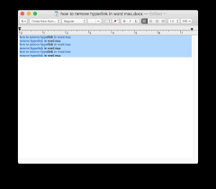 Here are three ways that you can do it. 3 Ways To Remove Hyperlink In Word On Mac 2011 2016 365 Itselectable