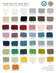 New Chalk Paint By Annie Sloan Color Card With All 44 Colors Incl Athenian B Annie Sloan Colors Annie Sloan Chalk Paint Colors Chalk Paint Colors Furniture