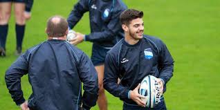 Romain ntamack of france who was awarded the man of the match award. Romain Ntamack