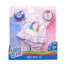 Baby Alive Single Outfit Set Wave 2 Multi Color Baby Alive Doll Clothes Baby Alive Baby Alive Dolls