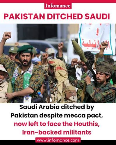 Saudi Arabia faces a strategic dilemma as Iran-backed Houthis advance,  capturing key territory in Yemen and threatening vital shipping routes.  Saudi requests for direct US military support were refused by President  Trump,