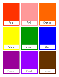 Color Flash Cards Customizable Stem Sheets Color Flashcards Printable Flash Cards Colours Name For Kids
