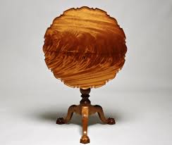 Piecrust Tea Table Made Of Solid Mahogany With A Crotch Mahogany Top Handmade Furniture Mahogany Table Antique Reproduction Furniture