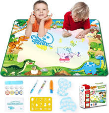 Bekijk meer ideeën over dinosaurus, dinosaurussen, thema. Bol Com Rx Goods Magische Dinosaurus Water Tekenmat Incl 17 Accessoires Aqua Magic Tekenen