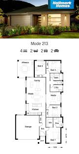 Home Designs Floor Plans Hallmark Homes Home Design Floor Plans My House Plans Single Storey House Plans