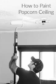 Aa basic rule is you'll need a sprayer. Painting Popcorn Ceilings Refashionably Late
