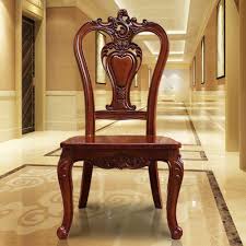 Monkibag Dining Chair European Style Chair Antique Wood Leisure Chair Dining Chair Double Sided Hollow Easy To In 2020 Dining Chairs How To Antique Wood Leisure Chair