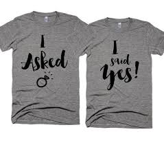 Engagement T Shirts Engagement Party Props I Asked I Said Yes Engagement Announceme Engagement Party Outfit Engagement Party Planning Engagement Party Props