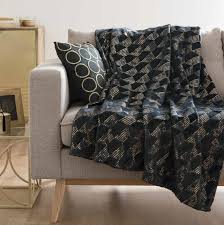 Plaid Cocooning Art Deco Maisons Du Monde Faux Fur Blanket Blanket Home Decor