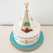 Birthday Cake For Baby Boy 1 Year India Teepee Birthday Cake By Blossom Crumb Birthday Cake Kids Puppy Birthday Cakes Kids Cake