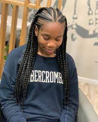Easy Peasy Lemon Squeazy 3 Different Hairstyle Combinations Book Under Jumbo Half Cornrow Half Box Brai Braids For Black Hair Hair Styles Cornrow Hairstyles
