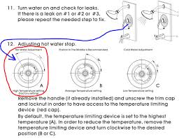 Now the shower is on all the time, unless the main water handle is turned off. Shower Is Too Cold Despite Cartridge Setting Home Improvement Stack Exchange