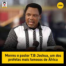 Joshua gave a prophetic warning to the nation of south africa concerning a serious revolt led by youth which would. Morreu O Pastor T B Joshua Um Dos Xe Agora Aguenta Facebook