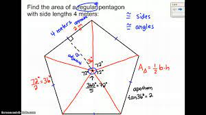 Most require a certain knowledge of trigonometry (not covered in this volume, but see trigonometry overview ). Finding The Area Of A Regular Pentagon Youtube