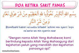 Apabila anak demam ibu ayah tidak boleh senang duduk. Khat Bacaan Doa Ketika Sakit Panas Ebook Anak