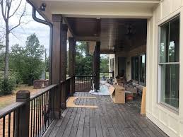 It will add a distinctive touch to any any deck, porch or fence. C Jenkins Construction Deck Installation Photo Album Cedar Porch Ceiling