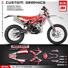 Kungfu Graphics Racing Sticker Custom Motorcycle Deco Kit For Beta 250 300 Xtrainer X Trainer X Trainer 2016 2017 2018 2019 2020 Decals Stickers Aliexpress