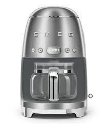 Smeg 50 S Retro Style Aesthetic Drip Filter 10 Cup Silver Coffee Maker Dillard S Filterkaffeemaschine Gebursteter Edelstahl Kaffeemaschine