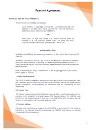 Sample format of no objection certificate (noc). Payment Agreement Template Pdf Templates Jotform