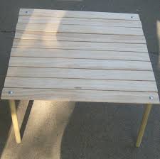 Make A Collapsable Table For Concerts In The Park Collapsable Table Camping Table Portable Table