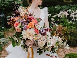 17 piece set wedding bouquets silk flower bridal bouquet light pink cream silver. 42 Fall Wedding Bouquets You Ll Love Weddingwire