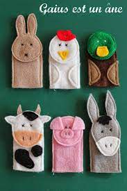 Toutes sont ultra simples, rapides et à mini budget. Les Animaux De La Ferme Marionnettes A Doigt De Feutre Artisanat En Feutre Animaux De La Ferme