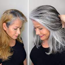 Hairdresser Helps Women Embrace And Rock Their Gray Hair Grey Hair Transformation Grey Hair Color Gray Hair Highlights