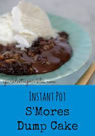 Instant Pot S Mores Dump Cake Recipe Dump Cake Instant Pot Dinner Recipes Instant Pot