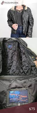 90s Vintage Vance Leather Black Zip Up Moto Jacket Vintage Jacket Moto Jacket Zip Ups