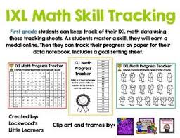 First Grade Ixl Math Tracking Ixl Math Math Teaching Math