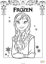 Download and print these queen elsa coloring pages for free. Anna Colouring In Coloring Data Valid