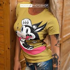 Download In Order To Help You Present A Logo Design Mockup To Your Client In A Super Polished Way We Ve Gathered The Free Girls Tshi Tshirt Mockup Girls Tshirts Mockup