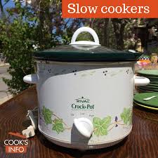 Please remember that these are all. Slow Cookers