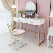 Tocador De Lujo Espejo De Mesa Con Silla Tocador Taburete De Maquillaje Cajones M Ideas De Muebles De Dormitorio Decoracion De Tocador Decoracion De Escritorio