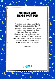 Number One Tickle Your Tum Count To Ten Song With Free Downloadable Lyrics Nursery Rhymes Songs For Kids Video Songs Kindergarten Songs Nursery Rhymes Lyrics