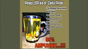 Oct 05, 2019 · baca juga: Resep Jsr Ala Dr Zaidul Akbar Minuman Pagi Penurun Berat Badan Dan Manfaat Lainnya Youtube