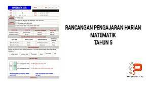 0 ratings0% found this document useful (0 votes). Rph Matematik Tahun 5 Kssr Setahun Pendidik2u