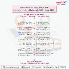 1) komersial damai perdana (kl421) 2) pangsapuri seri perindu (kl2378) Rapid Kl Trialling Rush Hour Bus Services Wangsa Maju Ampang Puchong To Kl Morning And Evening Paultan Org