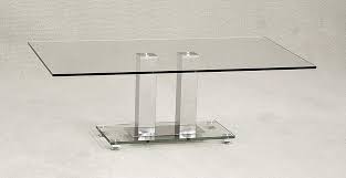 While a corner sofa can be paired with large round or square. Armando Glass Top Coffee Table With Chrome Base Designer Sofas4u
