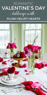 Valentine S Day Decorations Plush Velvet Hearts Tablescape Valentine Day Table Decorations Valentine Table Decorations Valentines Day Decorations