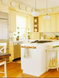 Open shelving is the star in this space but the color of yellow on the top half of the wall highlights the beautiful dishware. 63 Best Pale Yellow Kitchens Ideas Yellow Kitchen Pale Yellow Kitchens Kitchen Design