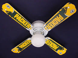 Nfl Green Bay Packers Football Ceiling Fan 42 Ceiling Fans Kids Room Decor Green Bay Packers Football Green Bay Packers Room Packers Football
